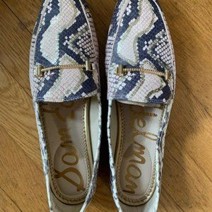 Sam Edelman Lior Pink Snake Loafers, 9